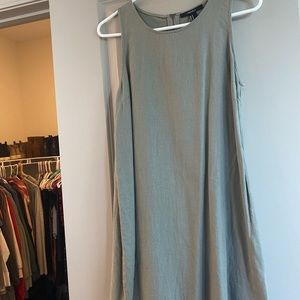 Light olive green dress